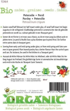 Buzzy® Organic - Peterselie Gigante D'Italia (BIO) -Tuinverzorgings Winkel 761x1200 2