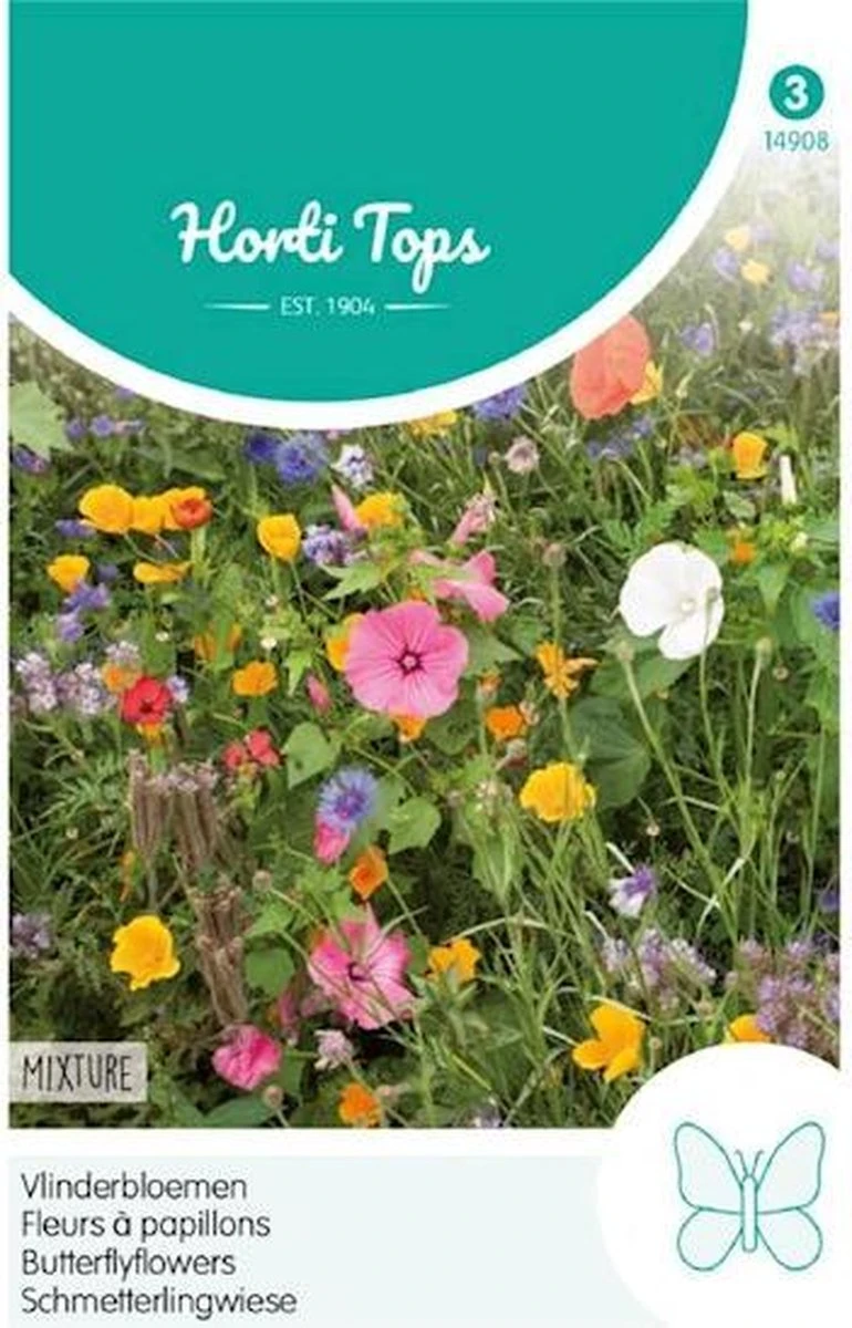 Hortitops Zaden - Vlinderbloemenmengsel Hortitops Zaden - Vlinderbloemenmengsel -Tuinverzorgings Winkel 770x1200 1