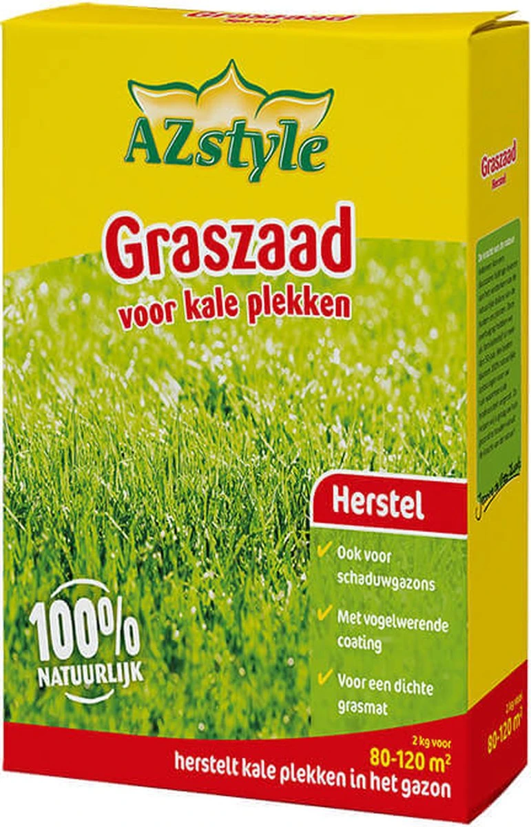 ECOstyle Graszaad Herstel Snelkiemend Gazon Gras – Herstelt kale plekken – Vogelwerende Coating – Geschikt voor Zon- en Schaduw Gazons - Snelle Kieming – 80 - 120M² – 2 KG ECOstyle Graszaad Herstel Snelkiemend Gazon Gras – Herstelt Kale Plekken – Vogelwerende Coating – Geschikt Voor Zon- En Schaduw Gazons - Snelle Kieming – 80 - 120M² – 2 KG -Tuinverzorgings Winkel 771x1200 10