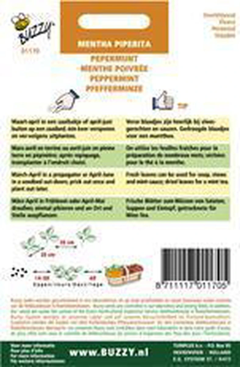 Buzzy Zaden Pepermunt Buzzy Zaden Pepermunt -Tuinverzorgings Winkel 787x1200 1