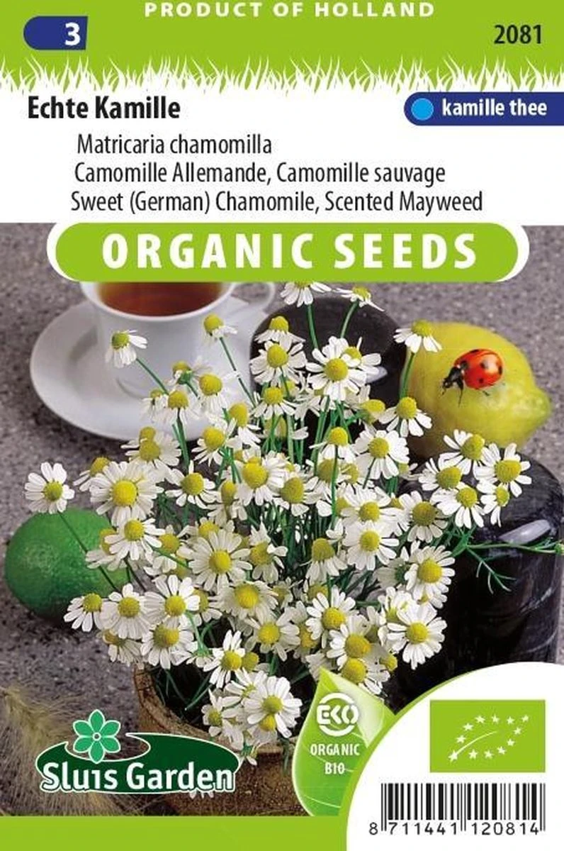Sluis Garden - Echte Kamille Biologisch (Matricaria recutita) Sluis Garden - Echte Kamille Biologisch (Matricaria Recutita) -Tuinverzorgings Winkel 796x1200 7