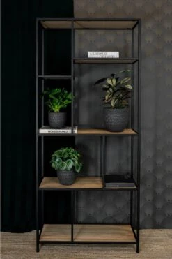 Plantenpot/Bloempot In Het Lava-look Zwart Dia 15 Cm En Hoogte 13 Cm - Voor Binnen -Tuinverzorgings Winkel 800x1200 143