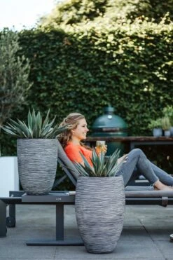 Capi Europe - Vaas Elegant Deluxe Rib NL - 40x60 - Zwart - Voor Binnen En Buiten - KBLR1131 -Tuinverzorgings Winkel 800x1200 176