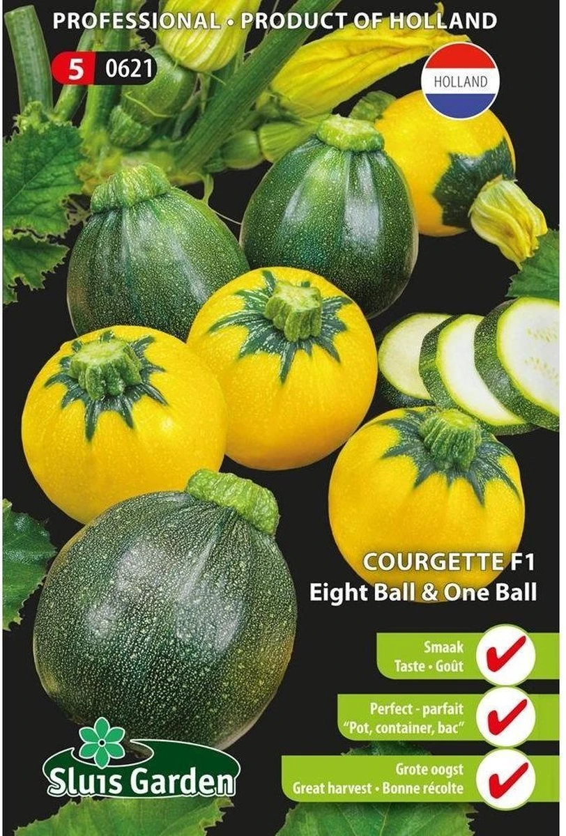 Sluis Garden - Courgette Eight & One Ball F1 Sluis Garden - Courgette Eight & One Ball F1 -Tuinverzorgings Winkel 812x1200 4