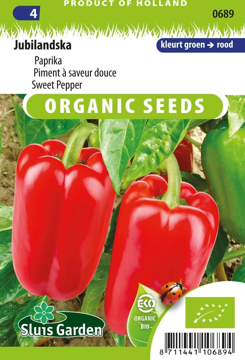 Sluis Garden - Paprika Jubilandska (Capsicum) Sluis Garden - Paprika Jubilandska (Capsicum) -Tuinverzorgings Winkel 819x1200 3