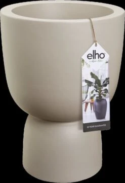 Elho Pure Coupe 35 - Bloempot Voor Binnen & Buiten - Ø 34.9 X H 49.0 Cm - Beige/Balanced Beige -Tuinverzorgings Winkel 820x1200 2