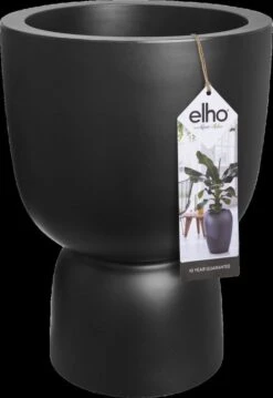Elho Pure Coupe 35 - Bloempot Voor Binnen & Buiten - Ø 34.9 X H 49.0 Cm - Zwart/Zwart -Tuinverzorgings Winkel 825x1200 22