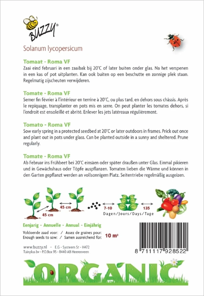 Buzzy® Organic - Tomaat Roma (BIO) Buzzy® Organic - Tomaat Roma (BIO) -Tuinverzorgings Winkel 829x1200 22