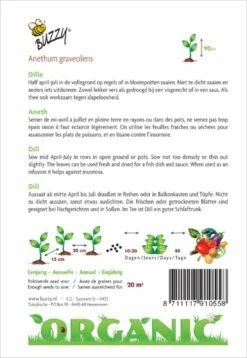 Buzzy® Organic Dille (BIO) -Tuinverzorgings Winkel 829x1200 34