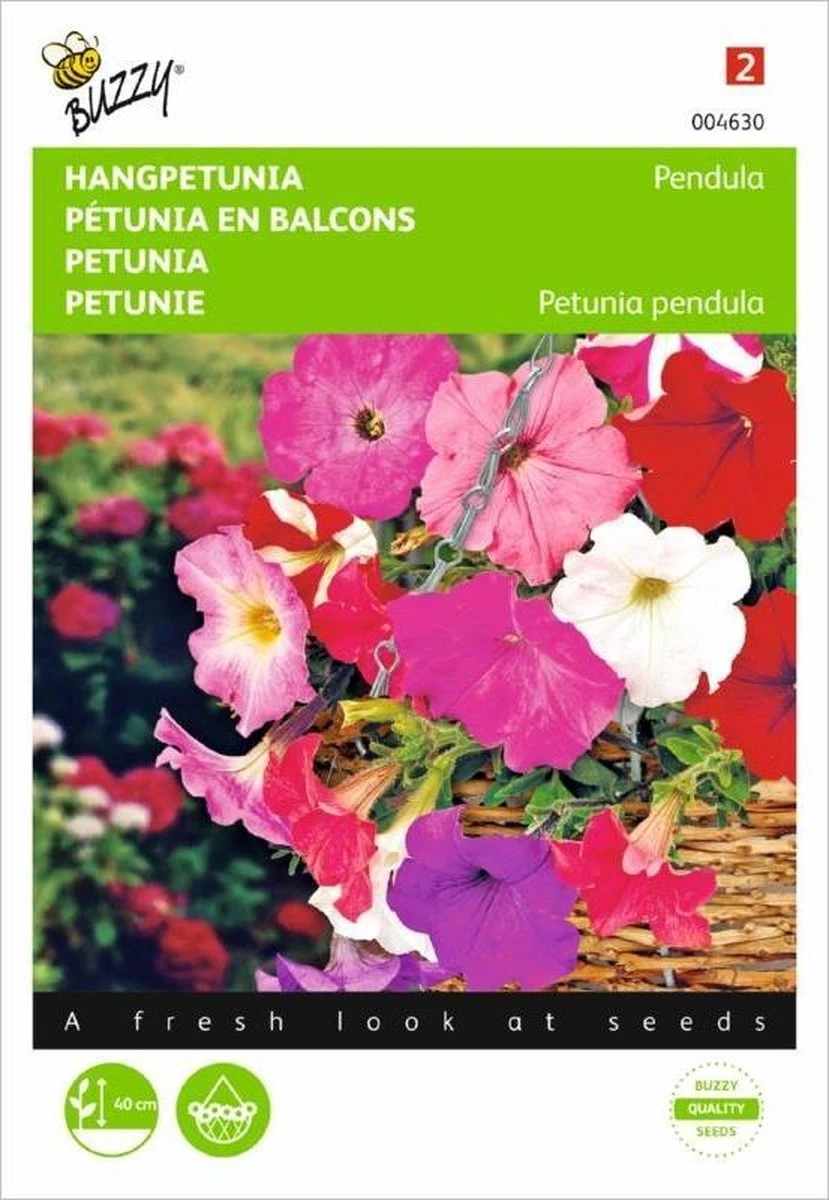 Buzzy zaden - Hangpetunia - Petunia pendula Buzzy Zaden - Hangpetunia - Petunia Pendula -Tuinverzorgings Winkel 829x1200 39