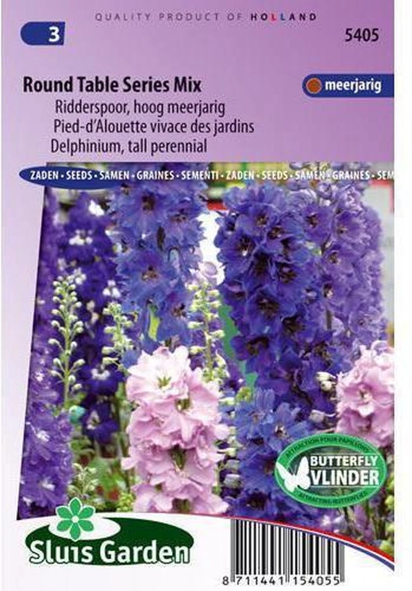 Sluis Garden - Ridderspoor Round Table Series mix (Delphinium) Sluis Garden - Ridderspoor Round Table Series Mix (Delphinium) -Tuinverzorgings Winkel 837x1200 11