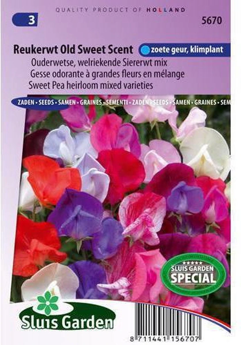 Sluis Garden - Reukerwt Old Sweet Scent Mix (Lathyrus) Sluis Garden - Reukerwt Old Sweet Scent Mix (Lathyrus) -Tuinverzorgings Winkel 837x1200 14