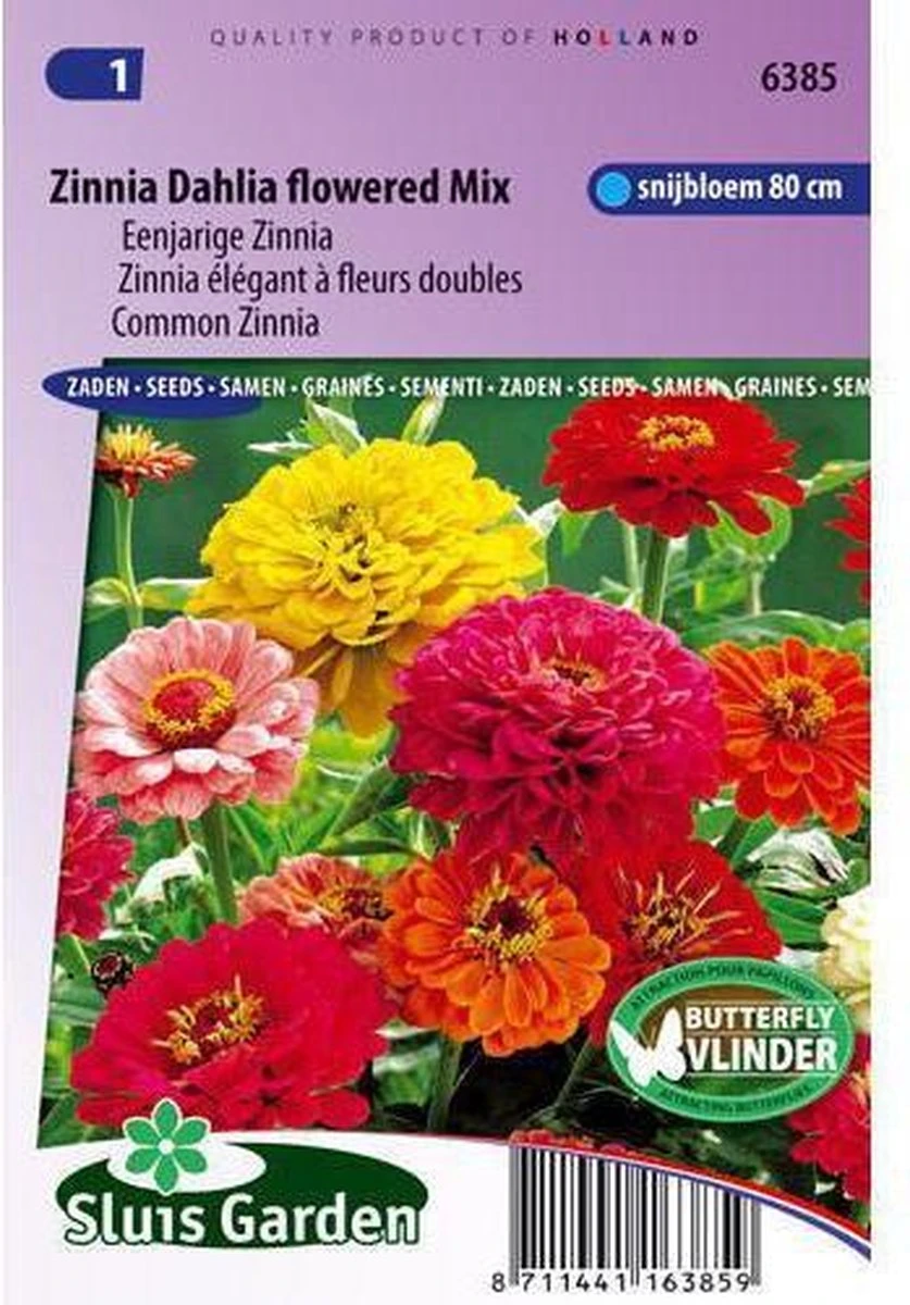 Sluis Garden - Zinnia Dahlia-Bloemige Mix Sluis Garden - Zinnia Dahlia-Bloemige Mix -Tuinverzorgings Winkel 837x1200 19