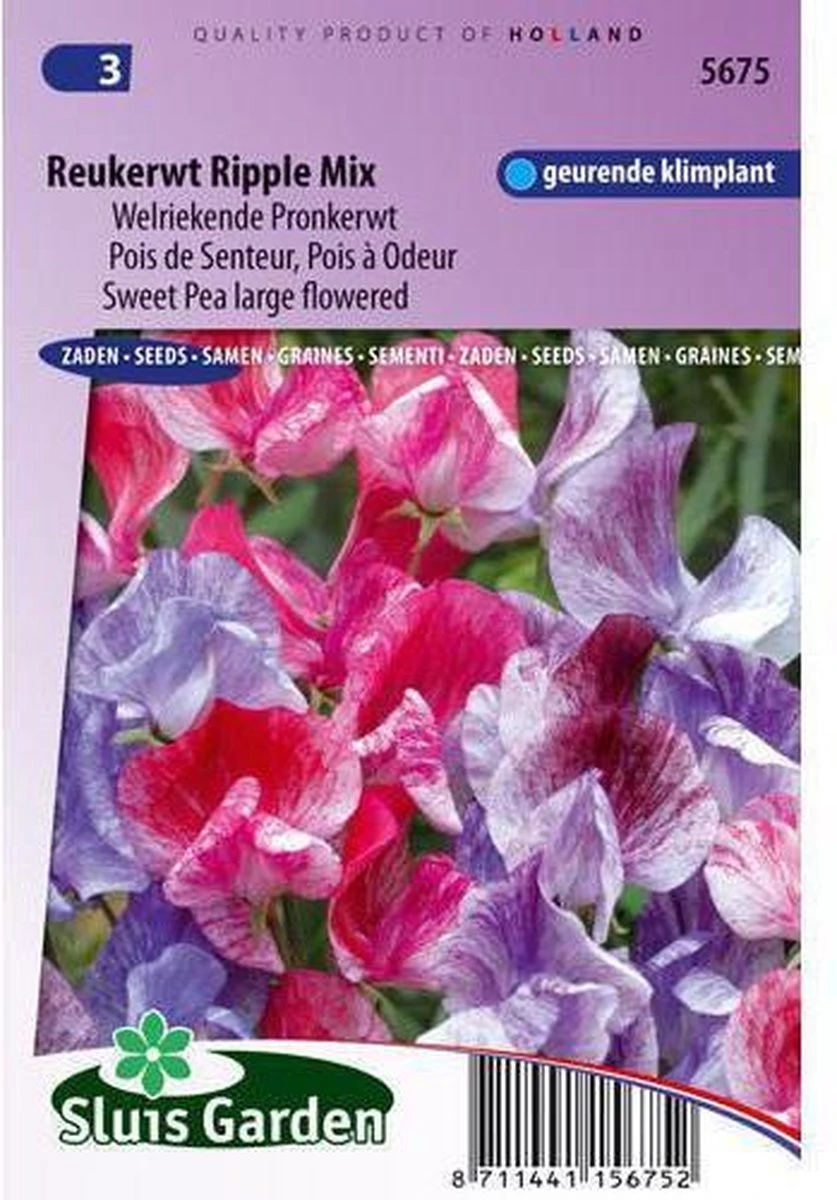 Sluis Garden - Reukerwt Ripple Formula mix (Lathyrus) Sluis Garden - Reukerwt Ripple Formula Mix (Lathyrus) -Tuinverzorgings Winkel 837x1200 7
