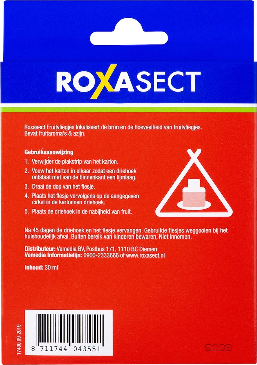 Roxasect Fruitvliegjes Ongedierteval - Anti-fruitvliegjes Insectenval - 1 stuks Roxasect Fruitvliegjes Ongedierteval - Anti-fruitvliegjes Insectenval - 1 Stuks -Tuinverzorgings Winkel 845x1200 1