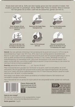 Pokon Graszaad Herstel - 1kg - Gazonherstel - Geschikt Voor 40m² Tot 60m² - Supersnel Egaal Groen Gras 8 Pokon Graszaad Herstel - 1kg - Gazonherstel - Geschikt Voor 40m² Tot 60m² - Supersnel Egaal Groen Gras -Tuinverzorgings Winkel 847x1200 4