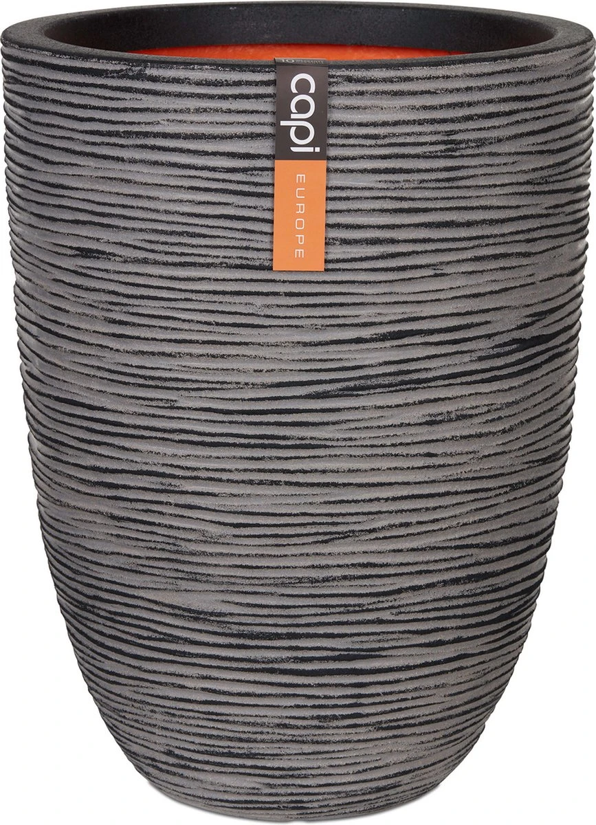 Capi Europe - Vaas elegant laag Rib NL - 36x47 - Antraciet - Voor binnen en buiten - KOFZ782 Capi Europe - Vaas Elegant Laag Rib NL - 36x47 - Antraciet - Voor Binnen En Buiten - KOFZ782 -Tuinverzorgings Winkel 867x1200 2
