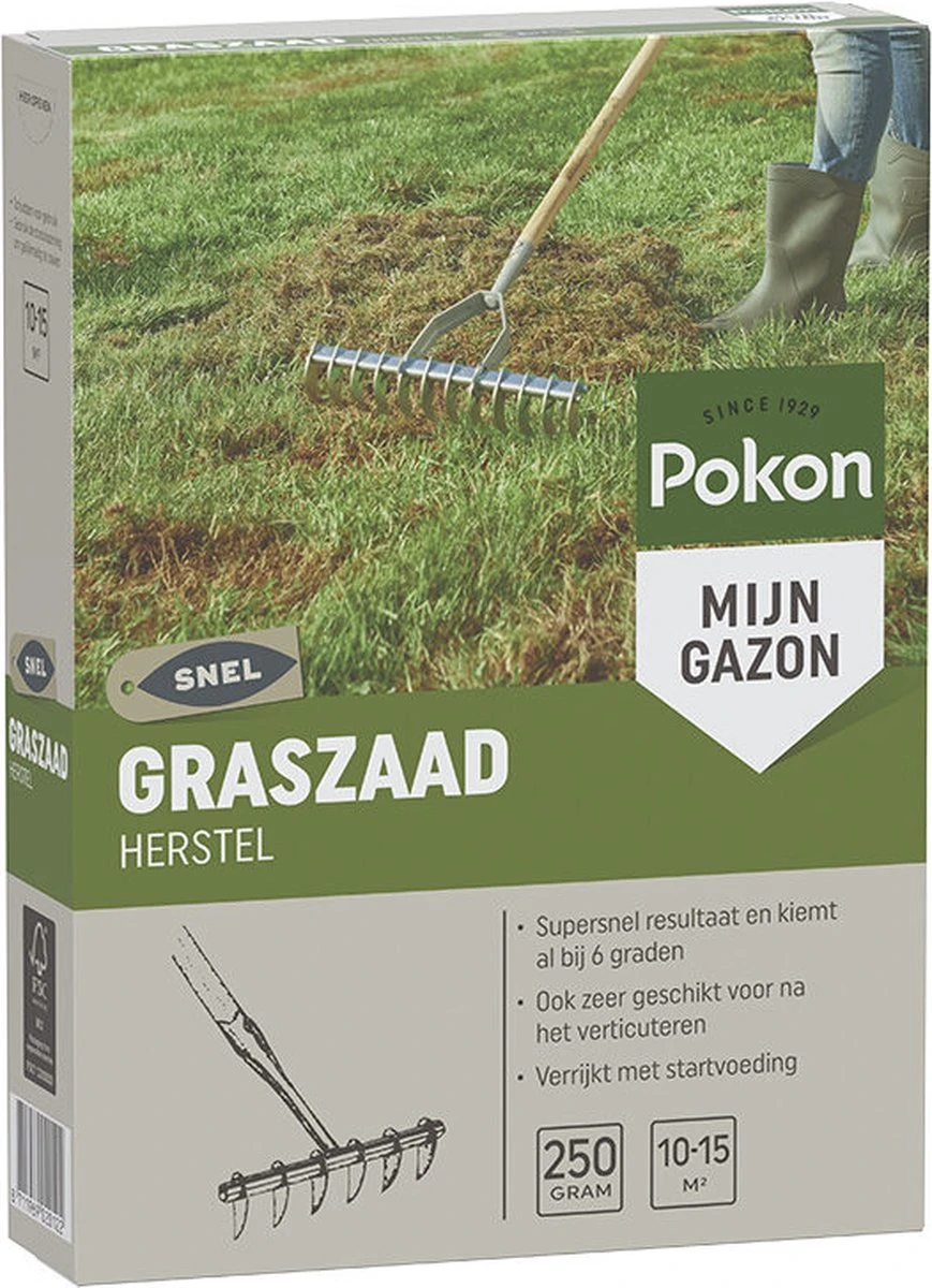 Pokon Graszaad Herstel - 1kg - Gazonherstel - Geschikt voor 40m² tot 60m² - Supersnel egaal groen gras Pokon Graszaad Herstel - 1kg - Gazonherstel - Geschikt Voor 40m² Tot 60m² - Supersnel Egaal Groen Gras -Tuinverzorgings Winkel 869x1200 4