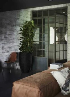 Capi Europe - Vaas Elegant Deluxe Rib NL - 40x60 - Zwart - Voor Binnen En Buiten - KBLR1131 -Tuinverzorgings Winkel 873x1200 2