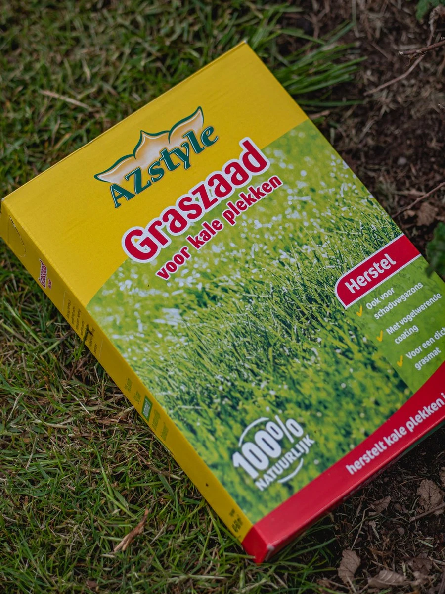 ECOstyle Graszaad Herstel Snelkiemend Gazon Gras – Herstelt kale plekken – Vogelwerende Coating – Geschikt voor Zon- en Schaduw Gazons - Snelle Kieming – 10 – 15M² – 250 GR ECOstyle Graszaad Herstel Snelkiemend Gazon Gras – Herstelt Kale Plekken – Vogelwerende Coating – Geschikt Voor Zon- En Schaduw Gazons - Snelle Kieming – 10 – 15M² – 250 GR -Tuinverzorgings Winkel 900x1200 24