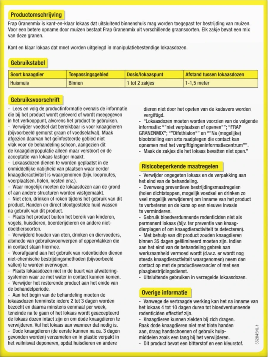 Protect Home Frap Granenmix tegen Muizen - 2 x 25 Gram - Muis Bestrijdingsmiddel - Lokaas Muizenkorrels voor Huismuizen - Professionele Formulering - In Portieverpakking Protect Home Frap Granenmix Tegen Muizen - 2 X 25 Gram - Muis Bestrijdingsmiddel - Lokaas Muizenkorrels Voor Huismuizen - Professionele Formulering - In Portieverpakking -Tuinverzorgings Winkel 901x1200 1
