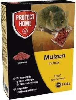 Protect Home Frap Granenmix Tegen Muizen - 2 X 25 Gram - Muis Bestrijdingsmiddel - Lokaas Muizenkorrels Voor Huismuizen - Professionele Formulering - In Portieverpakking 7 Protect Home Frap Granenmix Tegen Muizen - 2 X 25 Gram - Muis Bestrijdingsmiddel - Lokaas Muizenkorrels Voor Huismuizen - Professionele Formulering - In Portieverpakking -Tuinverzorgings Winkel 923x1200