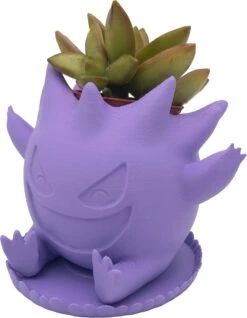 Azhora Pokémon Gengar Bloempot - Inclusief Opvangschaal - Lichtpaars -Tuinverzorgings Winkel 932x1200 1