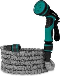 VONROC Tuinslang – Uitrekbare Tuinslang 10 Meter – Incl. Aansluitingen, Muursteun En Broespistool -Tuinverzorgings Winkel 937x1200 1