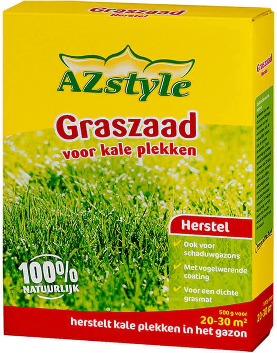 ECOstyle Graszaad Herstel Snelkiemend Gazon Gras – Herstelt kale plekken – Vogelwerende Coating – Geschikt voor Zon- en Schaduw Gazons - Snelle Kieming – 80 - 120M² – 2 KG ECOstyle Graszaad Herstel Snelkiemend Gazon Gras – Herstelt Kale Plekken – Vogelwerende Coating – Geschikt Voor Zon- En Schaduw Gazons - Snelle Kieming – 80 - 120M² – 2 KG -Tuinverzorgings Winkel 942x1200 6