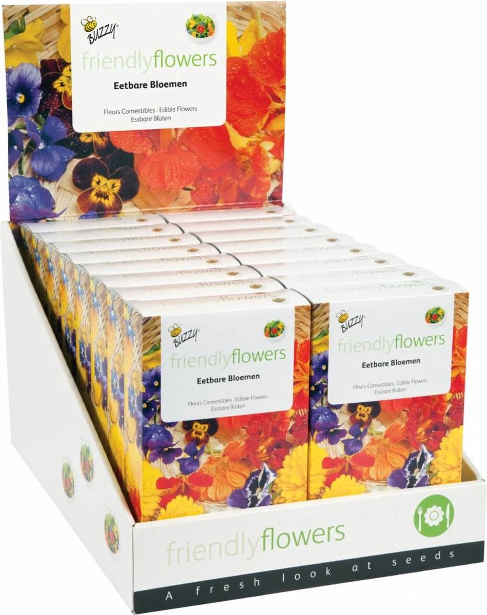 Buzzy® Friendly Flowers - zadenmengsel - Eetbare bloemen 15m² Buzzy® Friendly Flowers - Zadenmengsel - Eetbare Bloemen 15m² -Tuinverzorgings Winkel 950x1200 3