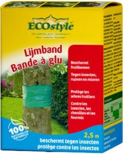 ECOstyle Lijmband Beschermt Tegen Schadelijke Insecten - Werkt Tegen Mieren, Wintervlinder, Bladluis En Meer - Weerbestendig - 2,5 M Lijmband & 6 M Touw -Tuinverzorgings Winkel 956x1200 4