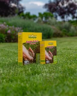 ECOstyle Gazon 4-in-1 Totaalpakket Met Kalk, Mest, Graszaad & Grond In Een Doos - Geeft Kale Plekken In Gras Egaal Herstel - 5- 10 Kale Plekken - 1 KG -Tuinverzorgings Winkel 959x1200 13