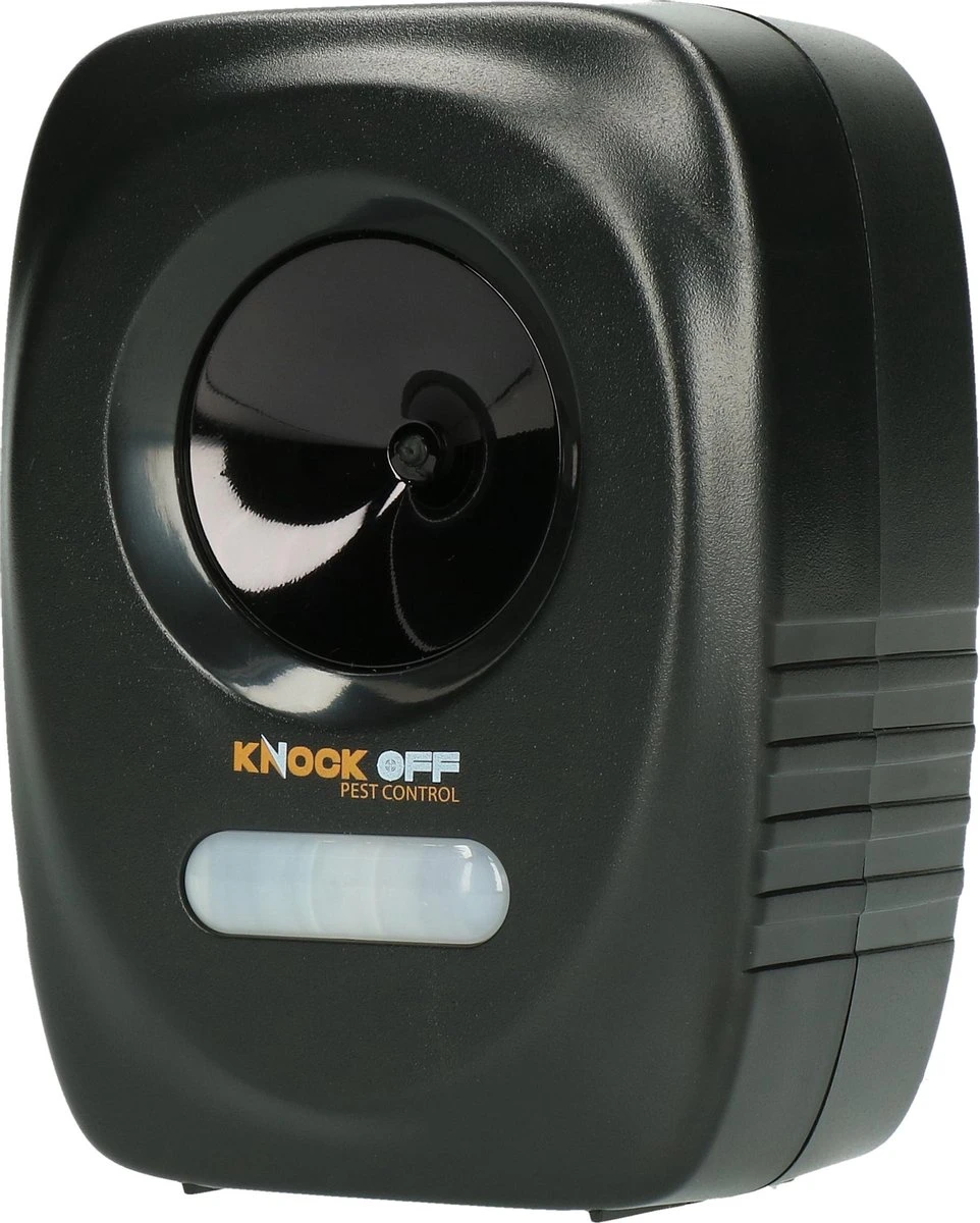 Knock Off Animal Repeller – Ultrasone verjager – Dierenverjager – Kattenverjager – Ongedierteverjager – Op batterijen – 300m2 bereik – Verschillende ultrasoon instellingen Knock Off Animal Repeller – Ultrasone Verjager – Dierenverjager – Kattenverjager – Ongedierteverjager – Op Batterijen – 300m2 Bereik – Verschillende Ultrasoon Instellingen -Tuinverzorgings Winkel