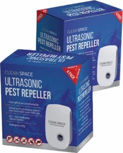 Merkloos CLEAN SPACE™ Ultrasone Ongedierte Verjager - Muizenverjager - Muizengif/Rattengif Alternatief - 4 Stuks -Tuinverzorgings Winkel 965x1200 1