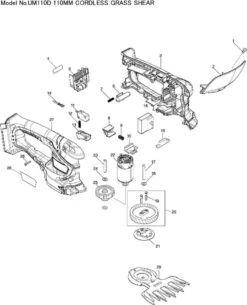 Makita Accu Grasschaar En Buxusschaar UM110DWYX -Tuinverzorgings Winkel 972x1200