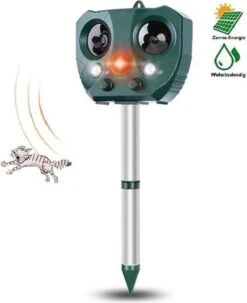 Merkloos Ultrasone Kattenverjager - Kattenschrik - Zonneenergie - Marterverjager - Op Batterijen - Met Adapter - Katten Afweermiddel - Tuin - Ongedierte Verjager -Tuinverzorgings Winkel 979x1200 3