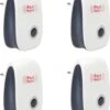 4-Pack Pest Reject Ongedierte Verjager Met Ultrasone Geluiden - Muizenverjager & Marterverjager - Vliegenverjager, Spinnenverjager & Muggenstekker - Pest Reject Ratten Verjagers -Tuinverzorgings Winkel 987x1200 2